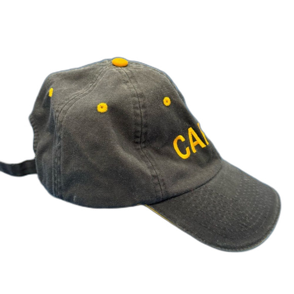 Fahrenheit Dark Blue and  Yellow embroidered baseball Captain Hat - Picture 2 of 7